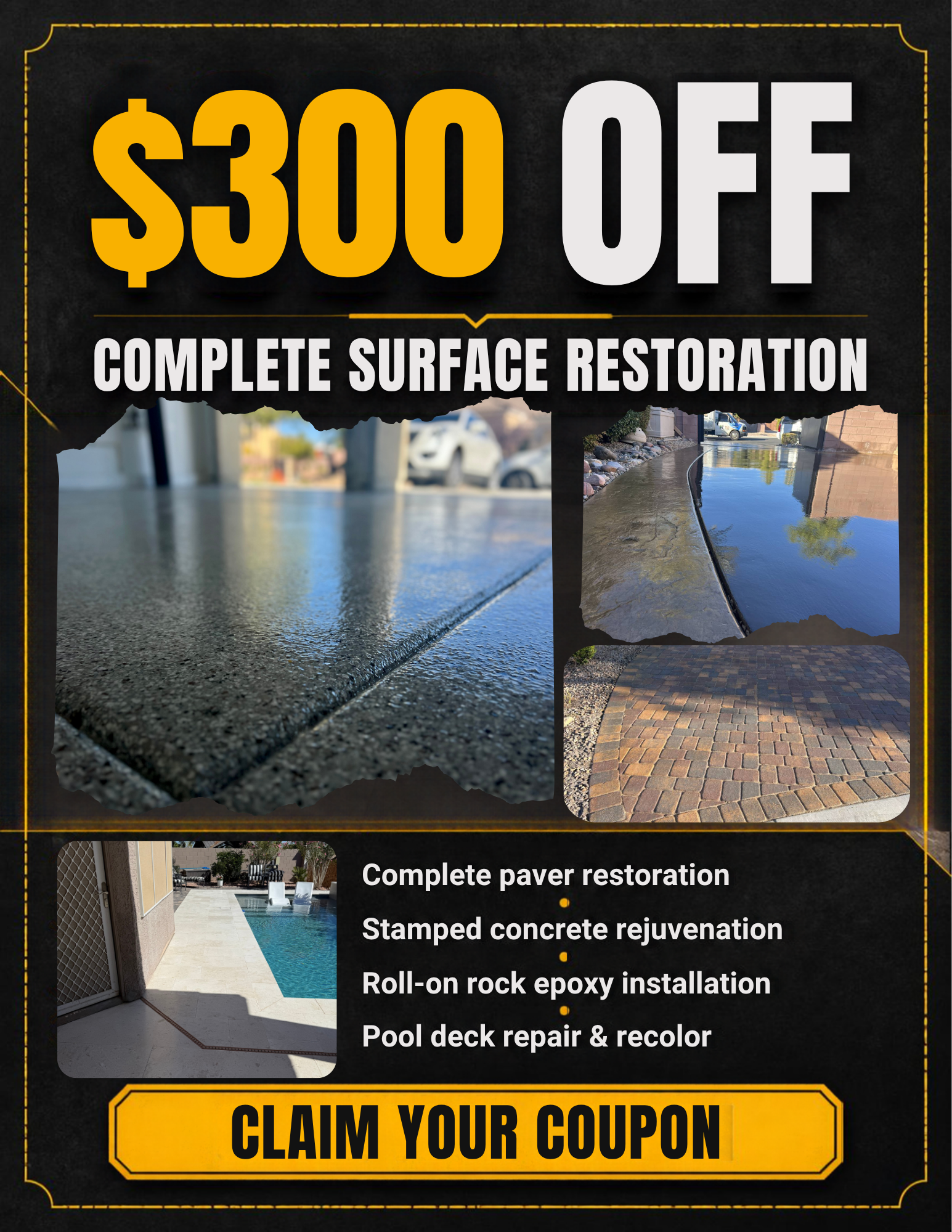 $300 off restoration services coupon